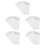 60Pcs Red Budget Planner Sheets Paper with 6 Holes for Binder Inserts 8
