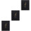 3 Pcs Binders Fireproof Music Department Folder Pp Sheet Holder 5