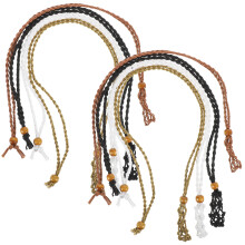 40Pcs Decorative Hanging Crystal Holder Necklace Assorted Color Cord