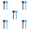 10Pcs Home Use Plastic Sound Reduction Rollers in Assorted Colors 5