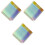 3pcs Dispersion Prism Optical Cube Glass Cube Rgb Cube 3