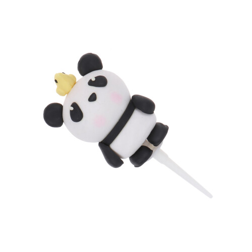 2Pcs Multi Color Cake Topper Panda Design Cupcake Decorations Picks