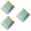 3pcs Dispersion Prism Optical Cube Glass Cube Rgb Cube 7