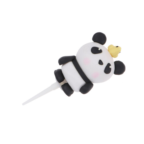 2Pcs Multi Color Cake Topper Panda Design Cupcake Decorations Picks 2