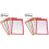 20Pcs Reusable Dry Erase Pockets Assorted Colors and Wipe 2