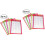 20Pcs Reusable Dry Erase Pockets Assorted Colors and Wipe 4