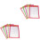 20Pcs Reusable Dry Erase Pockets Assorted Colors and Wipe 3