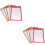20Pcs Reusable Dry Erase Pockets Assorted Colors and Wipe 6