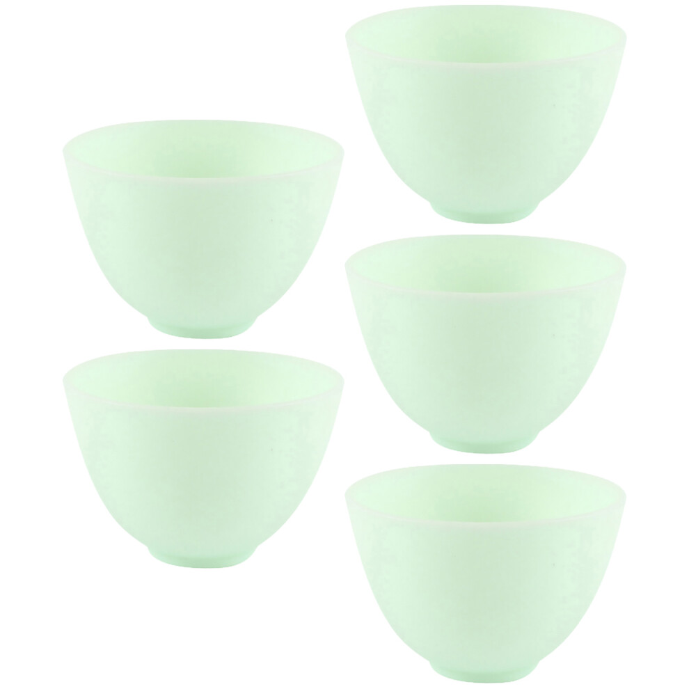 Iplusmile 5Pcs Silicone Facial Mask Mixing Bowls For Skincare Diy