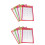 20Pcs Reusable Dry Erase Pockets Assorted Colors and Wipe 5