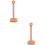 2Stk Holz Tissue Holder Vertikal Für Bad Rollenhalter Hellbraun 6