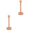 2Stk Holz Tissue Holder Vertikal Für Bad Rollenhalter Hellbraun 3