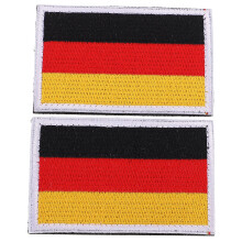 4Pcs Multi Color Embroidered National Flag DIY Cloth Adhesive Patches