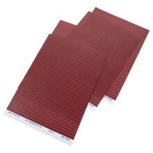 12Pcs Creative Red Miniature Roof Tiles for Dollhouse Furniture Decor