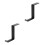 2 Pcs Headphone Hook Desk Clamp Metal Wall-Mounted 3