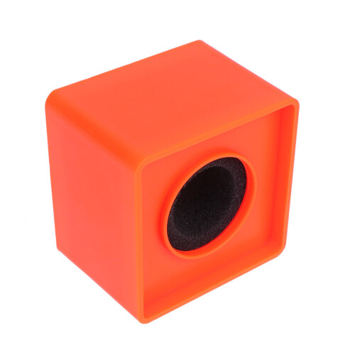 3Pcs Orange Mic Logo Stands Large Display Durable ABS Interview Tool