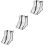 3Pcs Portable Black Boot Bags Plastic Material Zippered Shoe Organizer 7