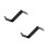 2 Pcs Headphone Hook Desk Clamp Metal Wall-Mounted 7