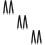 6Pcs Strong Wear-Resistant Black Nylon Ski Boots Fixing Strap 11