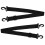 6Pcs Strong Wear-Resistant Black Nylon Ski Boots Fixing Strap 3