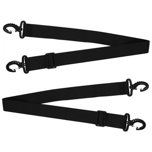 6Pcs Strong Wear-Resistant Black Nylon Ski Boots Fixing Strap 2