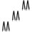 6Pcs Strong Wear-Resistant Black Nylon Ski Boots Fixing Strap 7