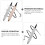 2pcs waterproof self-adhesive makeup eye lining pens 5