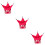 3Pcs Hanging Red Hamster Bed Warm Cotton Hideout 11