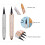 2pcs waterproof self-adhesive makeup eye lining pens 9