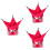 3Pcs Hanging Red Hamster Bed Warm Cotton Hideout 8
