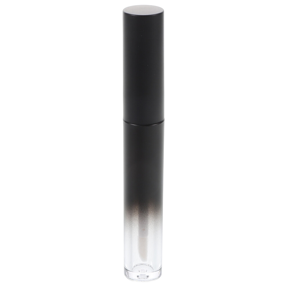 Totority Black 4Pcs Stylish Diy Lip Gloss Tubes Refillable Lip Balm Bottles