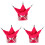 3Pcs Hanging Red Hamster Bed Warm Cotton Hideout 4
