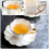 5Sets White Ceramic Handle Coffee Cup with Saucer Set 6