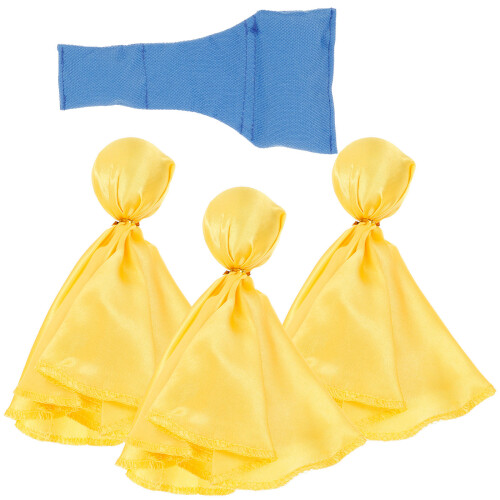 2Sets Colored Football Referee Flag Set with Soft Polyester Bean Bags 2