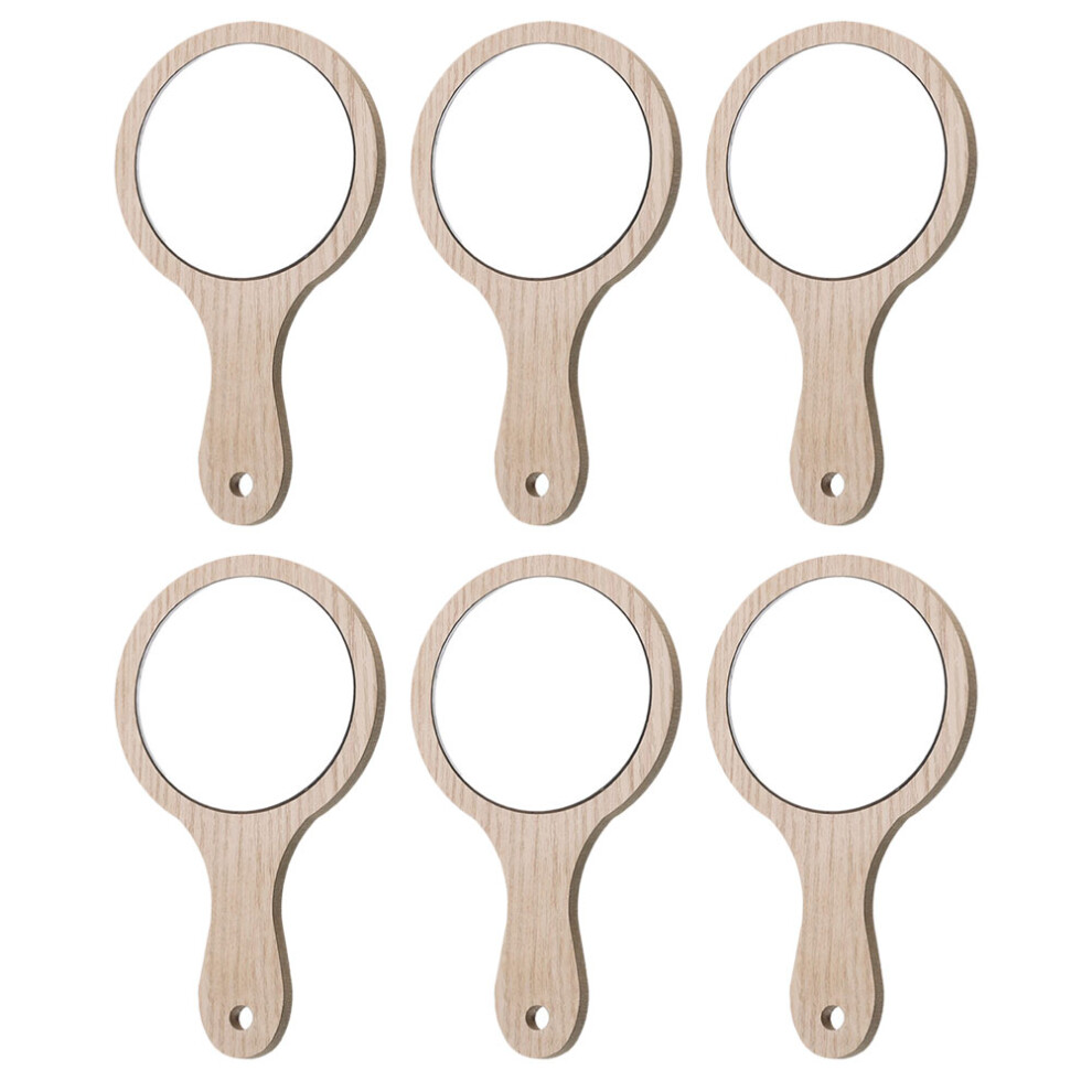 Villcase 18 Pcs Vanity Mirror Man Round
