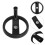 3pcs 2 Hand Wheel Nylon Component Hand Crank 10
