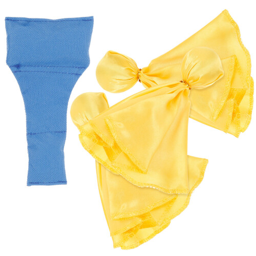 2Sets Colored Football Referee Flag Set with Soft Polyester Bean Bags 1