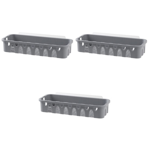 3Pièces Support De Rangement Mural Pour Cuisine Salle De Bain 2