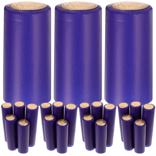 150Pièces Capsules Rétractables Bleu Pour Bouteilles De Vin 1
