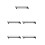 5Pcs Black Steel Sliding Wardrobe Rod Extendable Pull-Out Clothes Rail 8