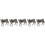5Pcs Multi Plastic Donkey Models Realistic Farm Animal Decor Figures 10