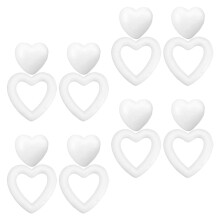 48 Pcs Craft Foam Hearts DIY Wedding Decorations
