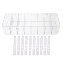 1Set Elektronica Kabelopslag Box Met Kabelbinders Voor Netheid