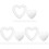 48 Pcs Craft Foam Hearts DIY Wedding Decorations 4