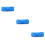 3Pcs Wood Grain Effect Blue Paint Roller for Home Wall Decoration 9