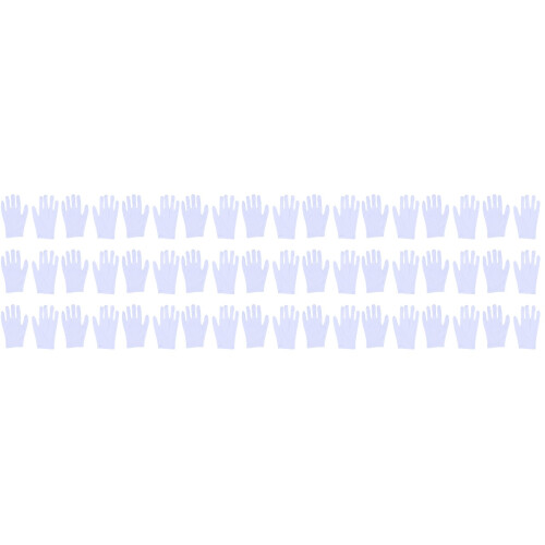 36Pairs White Cotton Work Gloves Elastic Thickened for Workplace Use 2