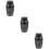 3Pcs Black Stainless Steel Pet Cremation Urn Compact Ashes Container 11