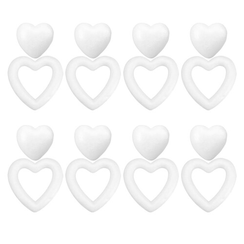 48 Pcs Craft Foam Hearts DIY Wedding Decorations 2