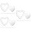 48 Pcs Craft Foam Hearts DIY Wedding Decorations 9