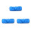 3Pcs Wood Grain Effect Blue Paint Roller for Home Wall Decoration 2